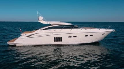 A SHURE THING 63ft Princess sold superyacht - profile view