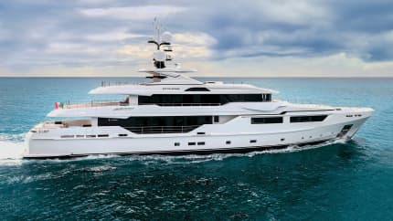 PETRATARA 153ft Admiral sold superyacht - profile view
