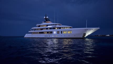 JUST J’S 200ft Royal Hakvoort completed superyacht - profile view