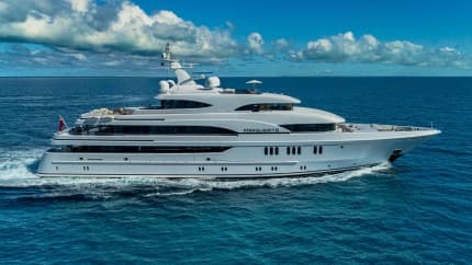 MARGUERITE 201ft Lurssen sold superyacht - profile view