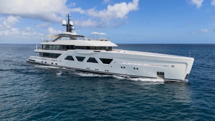 MEMORIES 197ft Amels luxury yacht charter - profile view