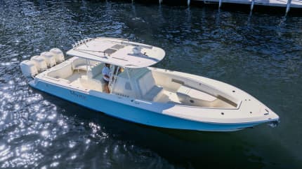MYSTIC Sea Vee 39ft SeaVee Boats sold superyacht - profile view