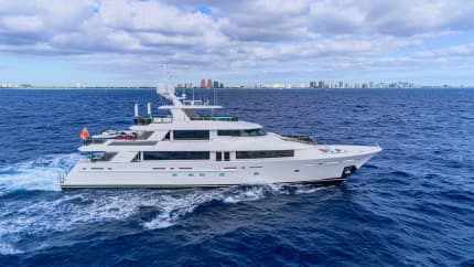 TASIA 131ft Westport Yachts sold superyacht - profile view