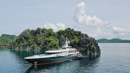 180ft AMELS yacht GENE MACHINE u2014 exterior
