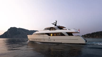 95ft Sanlorenzo yacht ADELA — exterior