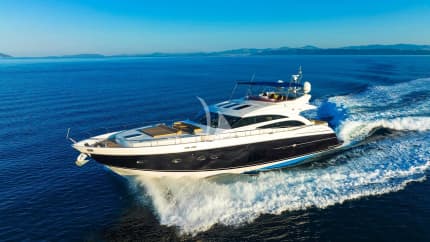 85ft Princess yacht AGAVE — exterior