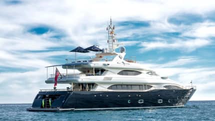 133ft CRN yacht BUNKER u2014 exterior