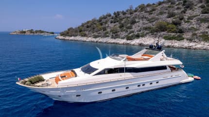 100ft Tecnomar yacht C-ROCK — exterior