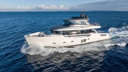 78ft Sanlorenzo yacht CLOUD IX — exterior