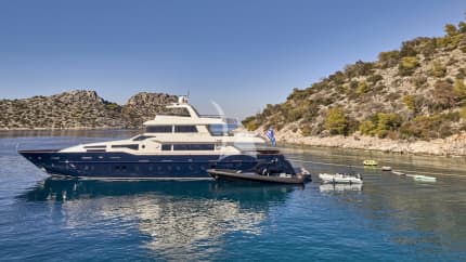 139ft Tecnomar yacht CONDOR A — exterior