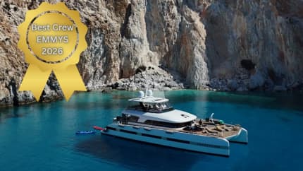 78ft Lagoon yacht CRAZY HORSE — exterior