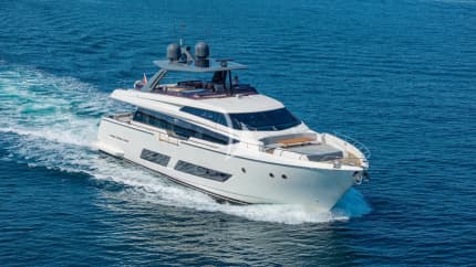 85ft Ferretti Yachts yacht E3 — exterior