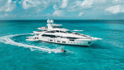 138ft Benetti yacht EMINA — exterior