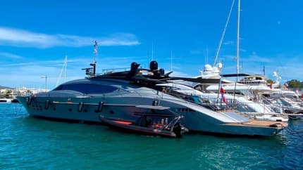120ft PALMER JOHNSON yacht ESCAPE u2014 exterior