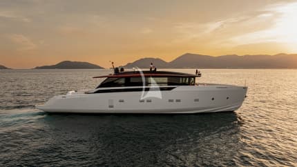 92ft Sanlorenzo yacht FORZA QUIETA — exterior