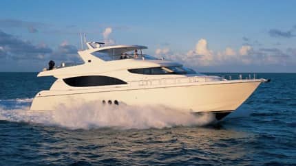 80ft HATTERAS yacht HATGS618A606 u2014 exterior