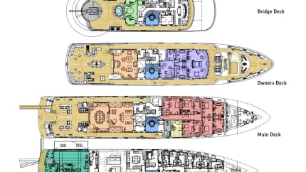 248ft Lurssen yacht HUNTRESS — exterior