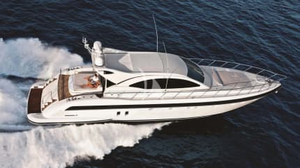 73ft Mangusta yacht JUPPI GO’ — exterior