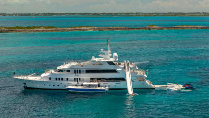 150ft Christensen yacht KEFI — exterior