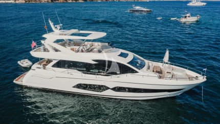 71ft Sunseeker yacht LADY M — exterior
