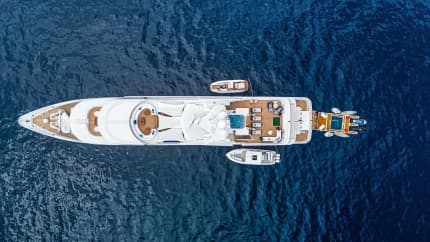 205ft Oceanco yacht LUCKY LADY — exterior