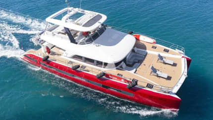 66ft Lagoon yacht MASTERMIND — exterior