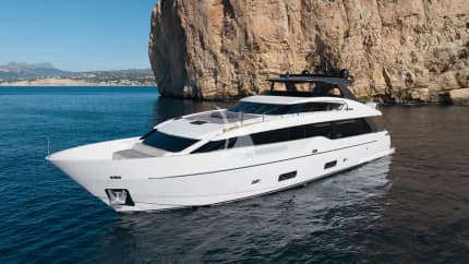 91ft Sanlorenzo yacht MICHISAN — exterior