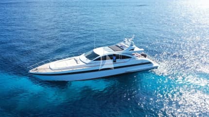 85ft Mangusta yacht MILU II — exterior