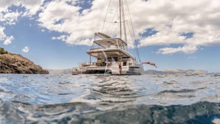 60ft Lagoon yacht NAMA — exterior