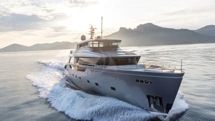 100ft Sanlorenzo yacht NEW YORK — exterior