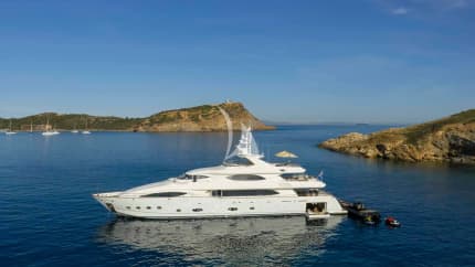 133ft CRN yacht PARADISE — exterior