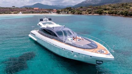 93ft Mangusta yacht SMILE — exterior