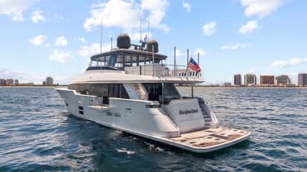 92ft HATTERAS yacht SURPLUS LINES u2014 exterior