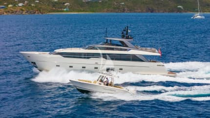 96ft Sanlorenzo yacht SWEET VIRGINIA — exterior