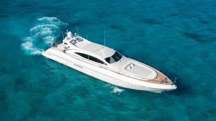 108ft Mangusta yacht TOTAL — exterior