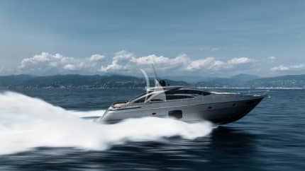 68ft Pershing yacht VELES — exterior