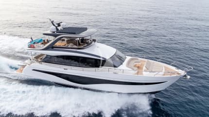73ft Princess yacht WILJIM V — exterior