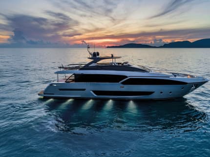 MEMORIES 94ft Riva sold superyacht - profile view
