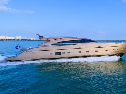 FIVE WAVES 118ft AB Yachts sold superyacht - profile view