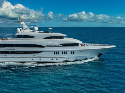 MARGUERITE 201ft Lurssen sold superyacht - profile view