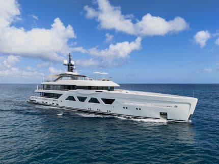 MEMORIES 197ft Amels luxury yacht charter - profile view