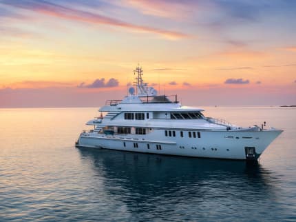 MYSTIC 151ft CMB Yachts sold superyacht - profile view