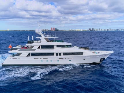 TASIA 131ft Westport Yachts sold superyacht - profile view