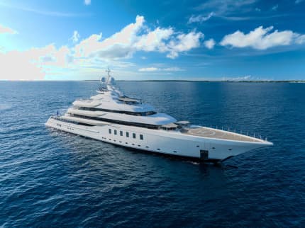 CC-SUMMER 312ft Lurssen sold superyacht - profile view