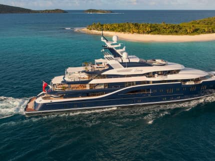 SOLANDGE Lurssen superyacht charter | Moran Yacht & Ship