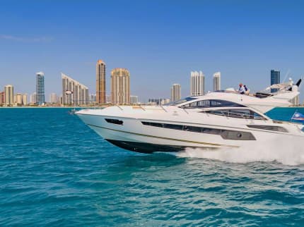 ACCREWED INTEREST 68ft Sunseeker sold superyacht - profile view