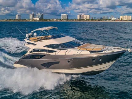 WRECKLESS 50ft Marquis sold superyacht - profile view