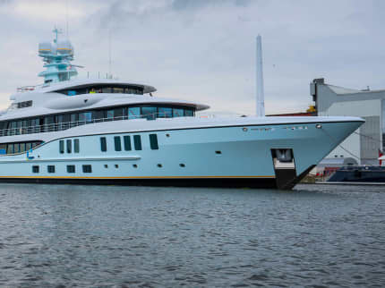 Motor Yacht Amels SHADOW under construction by Moran Yachts