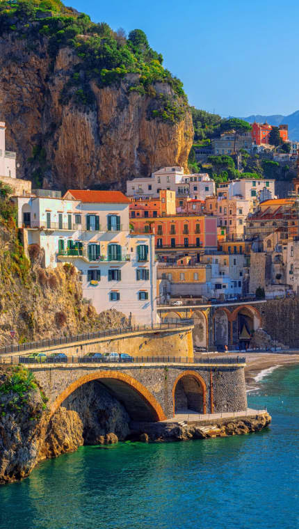 Mediterranean coastal landmark - luxury yacht charter