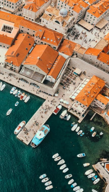 Croatia harbor marina - luxury yacht charter